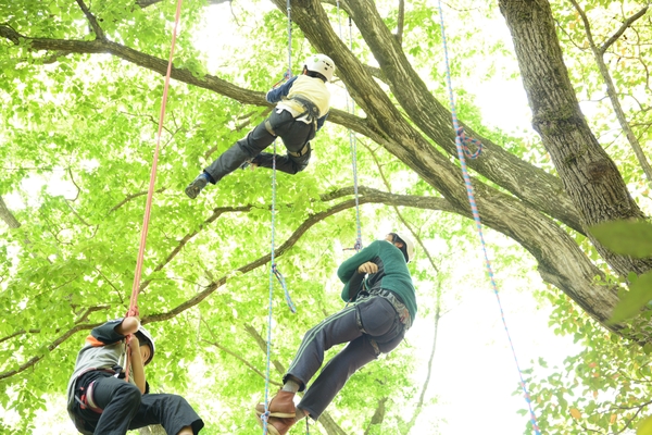 ロープ登り体験会　開催